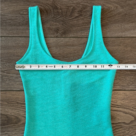 Bershka Turquoise Knit Tank Dress - Picture 12 of 16